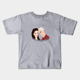 Spike & Dru BTVS Kids T-Shirt